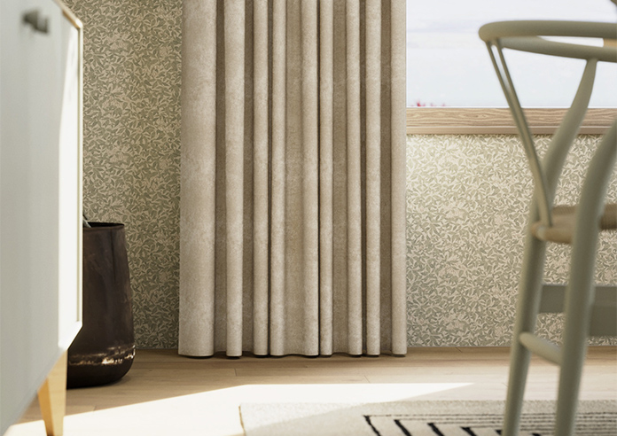 Florence Faux Suede, Light Tan - Made to Measure Curtains - Image 5